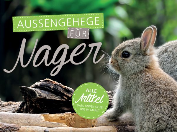 Außengehege-Nager-Banner
