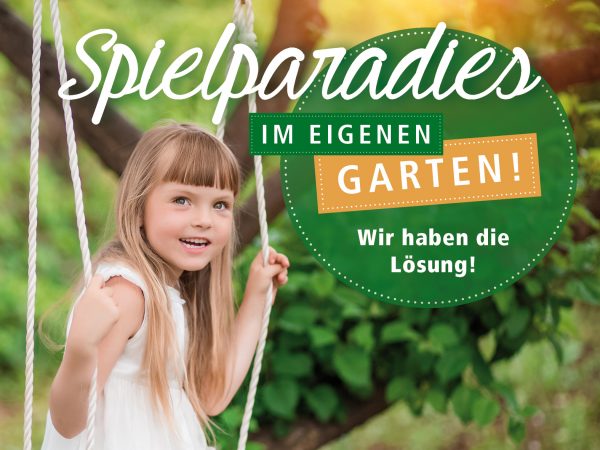 Gartenspielgeräte-Banner
