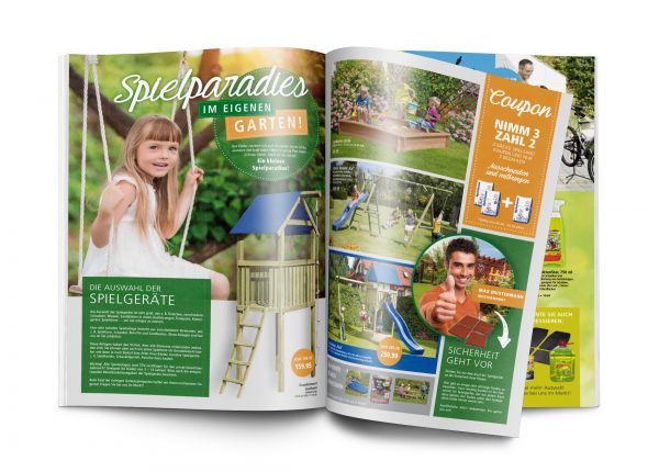 Mockup-gartenspielgeräte