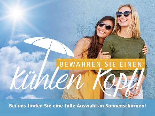 Sonnenschutz-Banner