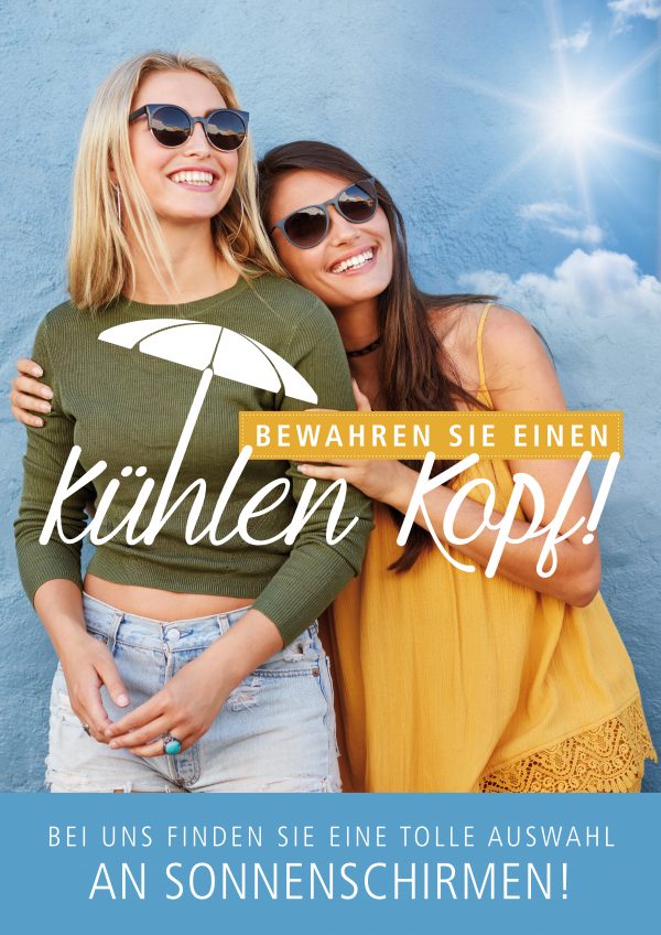 Sonnenschutz-Plakat